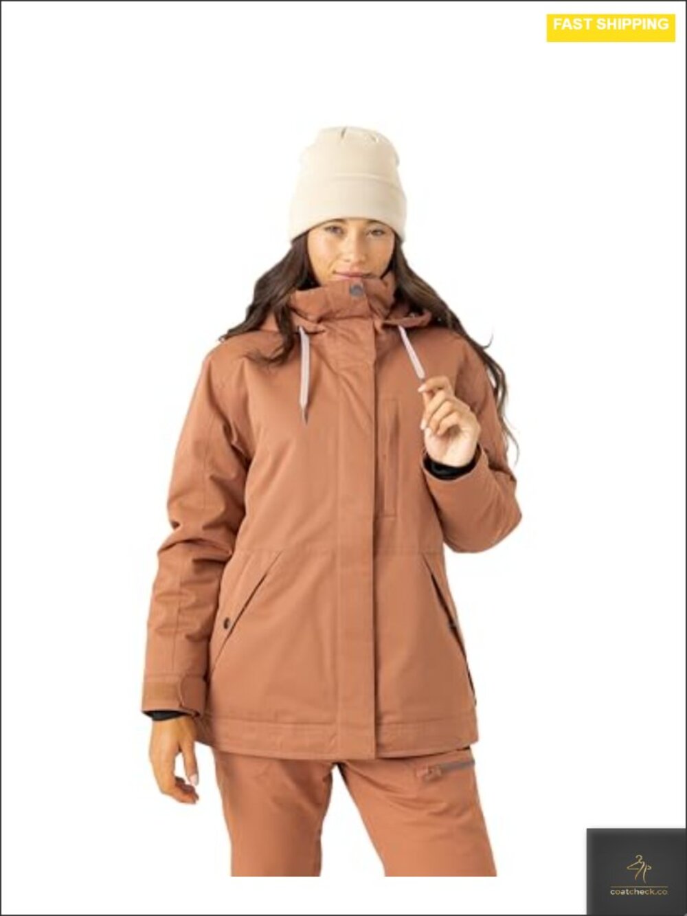 10K Waterproof Ski Snowboard Jacket Insulated Womens Tailored Fit PFAS-Free